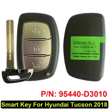 CN020129 Original Smart Chave do Carro Para Hyundai Tucson 2018 Controle Remoto de 3 Botões 433MHz 47Chip P/N 95440-D3010 95440 D3010