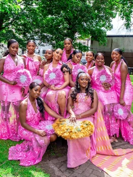 Tamanho grande Projeto Africana Pena Branca Grande fã de senhoras de casamento pena de fã para a noiva do lado do Dobro da pena nigeriano pena handfan