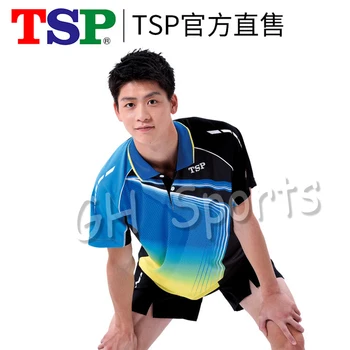 Colher de chá de Ténis de Mesa Camisas de T-shirts para os Homens / Mulheres de Badminton Ping Pong Pano de Sportswear de Treinamento T-Shirts