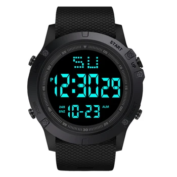 Homens Relógio de Esportes dos Homens de Moda de Esportes Militares Relógio de Luxo LED Digital, Relógio Resistente à Água Orologio sportivo da uomo