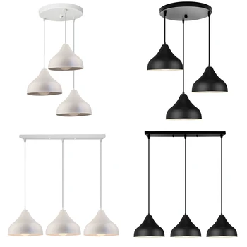 Nordic Simples e Luzes Pingente de Alumínio Abajur Moderno Hanging Lamp para Cozinha Sala de estar Sala de Jantar Restaurante Lustres