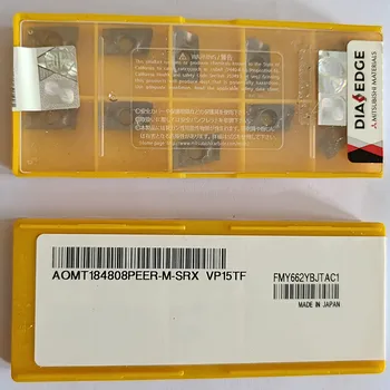 AOMT184804PEER-M VP15TF / AOMT184808PEER-M VP15TF Original CNC pastilhas de metal duro 10PCS/BOX