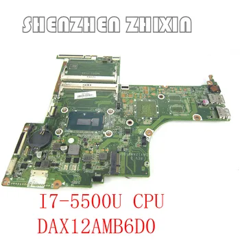 yourui Para HP Pavilion 17-G 17T-G 17-G077CL Laptop placa-Mãe com i7-5500U CPU DAX12AMB6D0 819483-501 819483-601 X12A