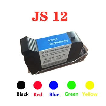 JS12 de 12,7 mm de Altura Impressora Cartucho de Tinta de secagem Rápida e Universal para Portátil Impressora a Jato de tinta Preto Vermelho Azul Verde Yelow Tinta Branca