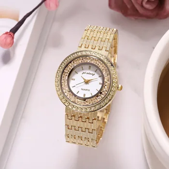 Pulseira Relógio Feminino Senhoras Elegantes Relógios de Pulso das Mulheres Strass Analógico Relógio de Quartzo Mulheres Relógio de Cristal de Reloj