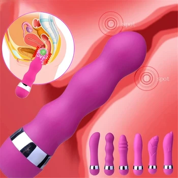 Dildos vibrador Brinquedos Sexuais Para as Mulheres, AV Vibrador Ponto G Clítoris Estimular Massageador Feminino Vaginal Masturbador Adulto do Sexo de Produtos